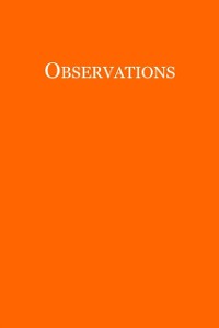 Cover Observations