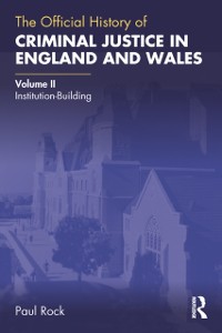 Cover Official History of Criminal Justice in England and Wales