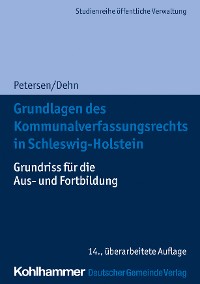 Cover Grundlagen des Kommunalverfassungsrechts in Schleswig-Holstein