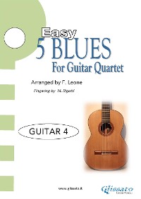 Cover Guitar 4 parts "5 Easy Blues" for Guitar Quartet
