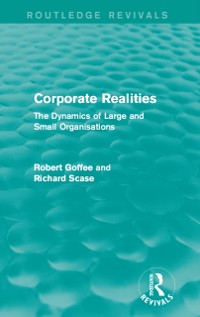 Cover Corporate Realities (Routledge Revivals)