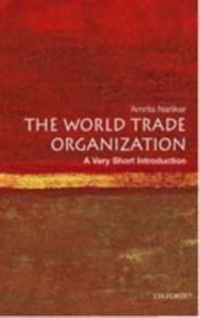 Cover World Trade Organization: A Very Short Introduction