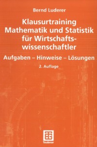 Cover Klausurtraining Mathematik und Statistik für Wirtschaftswissenschaftler