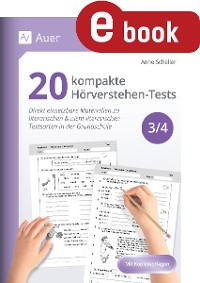 Cover 20 kompakte Hörverstehen-Tests für Klasse 3/4