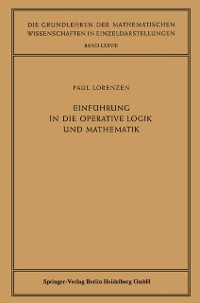 Cover Einführung in die Operative Logik und Mathematik