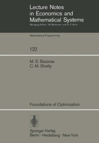 Cover Foundations of Optimization