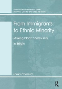 Cover From Immigrants to Ethnic Minority