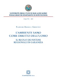 Cover L'ambiente sano come diritto dell'uomo