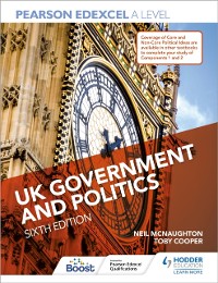 Cover Pearson Edexcel A Level UK Government and Politics Sixth Edition