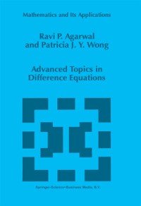 Cover Advanced Topics in Difference Equations