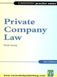 Cover Practice Notes on Private Company Law