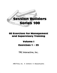 Cover Session Builders Series 100 Volume 2