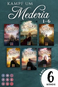 Cover Sammelband der epischen Fantasysage »Kampf um Mederia« (Band 1-6) (Kampf um Mederia)