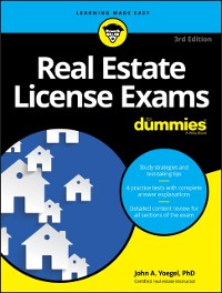 Cover Real Estate License Exams For Dummies with Online Practice Tests