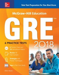 Cover McGraw-Hill Education GRE 2018
