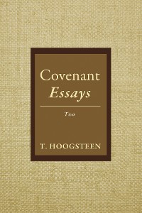 Cover Covenant Essays: Two
