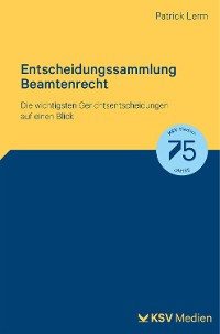 Cover Entscheidungssammlung Beamtenrecht