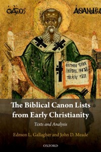 Cover Biblical Canon Lists from Early Christianity