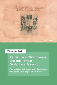 Cover Partikularer Zivilprozess und territoriale Gerichtsverfassung