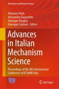 Cover Advances in Italian Mechanism Science