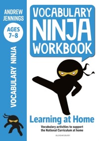 Cover Vocabulary Ninja Workbook for Ages 7-8