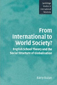 Cover From International to World Society?