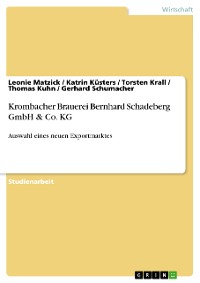 Cover Krombacher Brauerei Bernhard Schadeberg GmbH & Co. KG