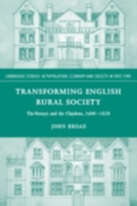 Cover Transforming English Rural Society
