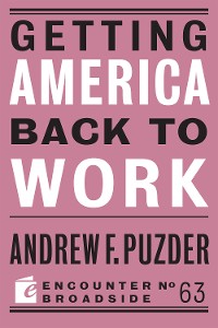 Cover Getting America Back to Work