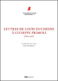 Cover Lettres de Louis Duchesne à Giuseppe Primoli