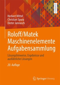 Cover Roloff/Matek Maschinenelemente Aufgabensammlung