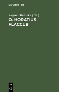 Cover Q. Horatius Flaccus