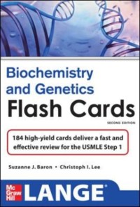 Cover Lange Biochemistry and Genetics Flash Cards 2/E