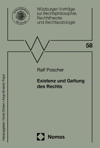 Cover Existenz und Geltung des Rechts