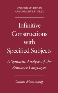 Cover Infinitive Constructions with Specified Subjects