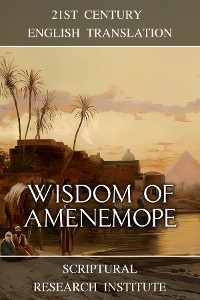 Cover Wisdom of Amenemope