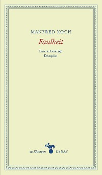 Cover Faulheit