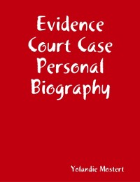 Cover Evidence Court Case Personal Biography