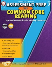 Cover Assessment Prep for Common Core Reading, Grade 7