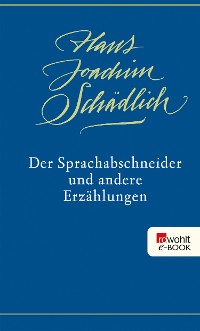 Cover Der Sprachabschneider und andere Erzählungen