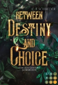 Cover Between Destiny and Choice. Von den Göttern auserkoren
