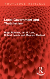 Cover Local Government and Thatcherism