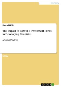 Cover The Impact of Portfolio Investment Flows in Developing Countries