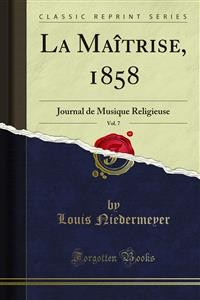 Cover La Maîtrise, 1858