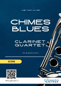 Cover Clarinet sheet music for quartet: Chimes Blues (score)
