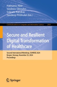 Cover Secure and Resilient Digital Transformation of Healthcare