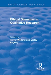 Cover Ethical Dilemmas in Qualitative Research