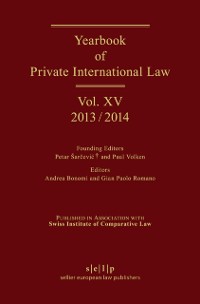 Cover Yearbook of Private International Law