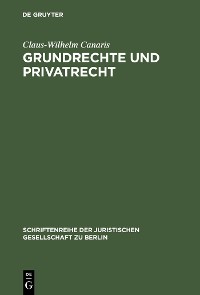Cover Grundrechte und Privatrecht