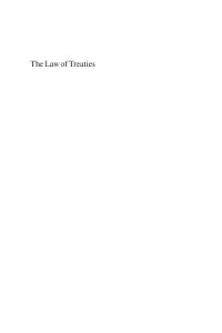 Cover Law of Treaties